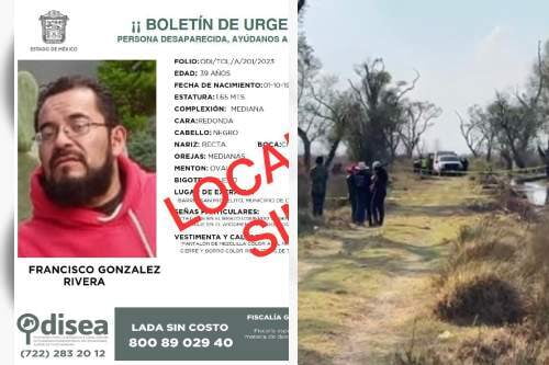 Localizan dos cuerpos en Ocoyoacac; uno fue reportado desaparecido en Capulhuac